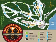 Plan des pistes Kinosoo Ridge