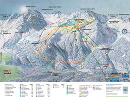 Plan des pistes Gargellen