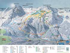 Plan des pistes Gargellen
