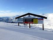 Panneau d'information détaillé au Myrkdalsekspressen