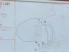 Plan des pistes Fågelhällan