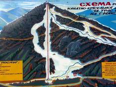 Plan des pistes Makovytsia – Mizhgirya
