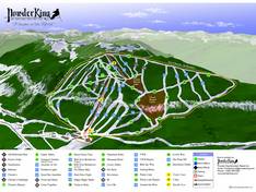 Plan des pistes Powder King