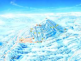 Plan des pistes Pikku-Syöte/Syötekeskus
