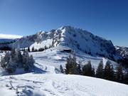 Vue vers la station supérieure avec Scheibenwand