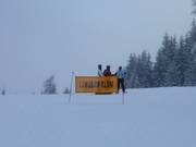 Avertissement visible aux points dangereux