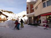 Fin de la descente jusqu'à la vallée directement à Andermatt