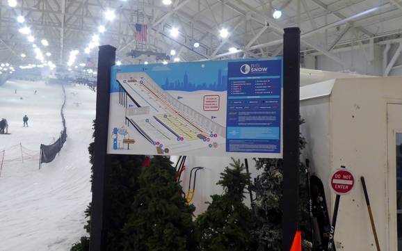 New Jersey: indications de directions sur les domaines skiables – Indications de directions Big Snow American Dream