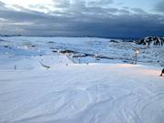 Piste bien préparée et compacte