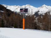Signalisation des pistes au Klausberg