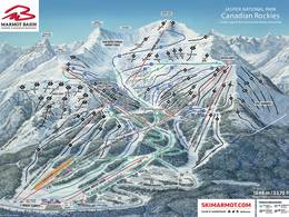 Plan des pistes Marmot Basin – Jasper