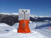 Signalisation sur le domaine skiable