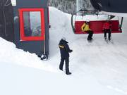 Le personnel sympathique est présent à la sortie.