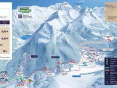 Plan des pistes Pont d'Espagne – Cauterets