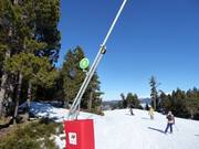 Signalisation des pistes dans le domaine skiable Les Angles