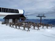 Station du télésiège à six places