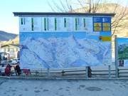 Panneau d'information détaillé avec des informations actualisées sur l'état de fonctionnement