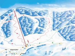 Plan des pistes Schwarzenbachlift – Altglashütten