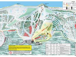 Plan des pistes Great Divide
