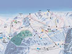 Plan des pistes Saint Luc/Chandolin (Anniviers)