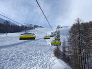 Mitterhausbahn - 8 places | Télésiège rapide (débrayable) avec capots de protection et sièges chauffants