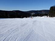 Très bonne préparation des pistes dans le domaine skiable de Spindlermühle
