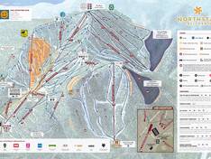 Plan des pistes Northstar California Resort