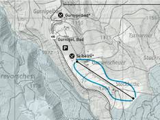 Plan des pistes Gurnigelbad