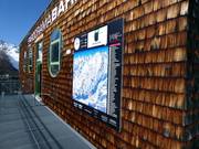 Plan des pistes à la station inférieure Pardorama