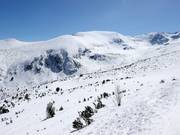 Pentes de poudreuse au centre de ski Markudjik