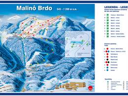 Plan des pistes Malinô Brdo – Ružomberok