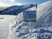 Plan des pistes au Schneiderkogel