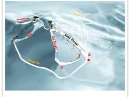 Plan des pistes Nagy-Hideg-hegy