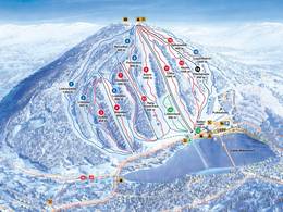 Plan des pistes Ukkohalla