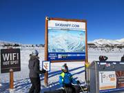 Plan des pistes à la station supérieure