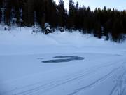 Lac de retenue au télésiège Stümpflingbahn