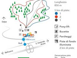 Plan des pistes Prato (Leventina)