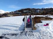 Pente d'entraînement avec tapis roulant à Smiggin Holes