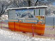 Plan des pistes avec informations