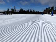 Piste damée dans le domaine skiable Idre Fjäll
