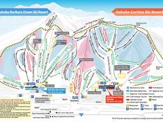 Plan des pistes Hakuba Norikura