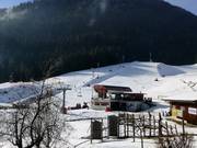 Vue sur les pistes du Hocheck