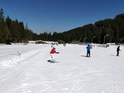 Zone d'entraînement avec téléski à Bunderishka Polyana