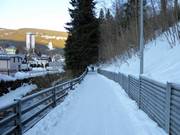 Itinéraire de ski facile vers Pec pod Sněžkou