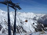 Almbahn - 8 places | Télécabine avec sièges chauffants (monocâble à mouvement unidirectionnel)