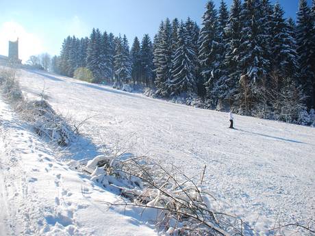 Domaines skiables pour skieurs confirmés et freeriders Olpe – Skieurs confirmés, freeriders Hohe Bracht – Lennestadt