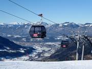 10er Gondelbahn Salvistabahn - 10 places | Télécabine avec sièges chauffants (monocâble à mouvement unidirectionnel)