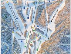 Plan des pistes Sugar Mountain