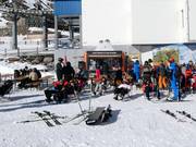 Cable Bar à la station intermédiaire Fernau