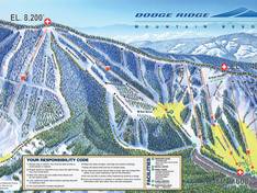 Plan des pistes Dodge Ridge